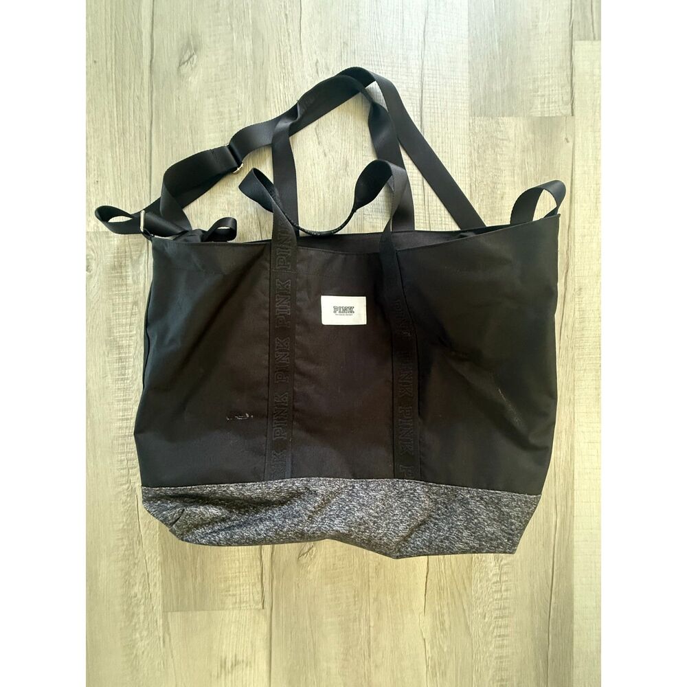 Victoria's Secret PINK large black tote bag